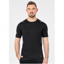 JAKO Sport T-shirt Challenge - Polyester Stretch Jersey - black/white Men